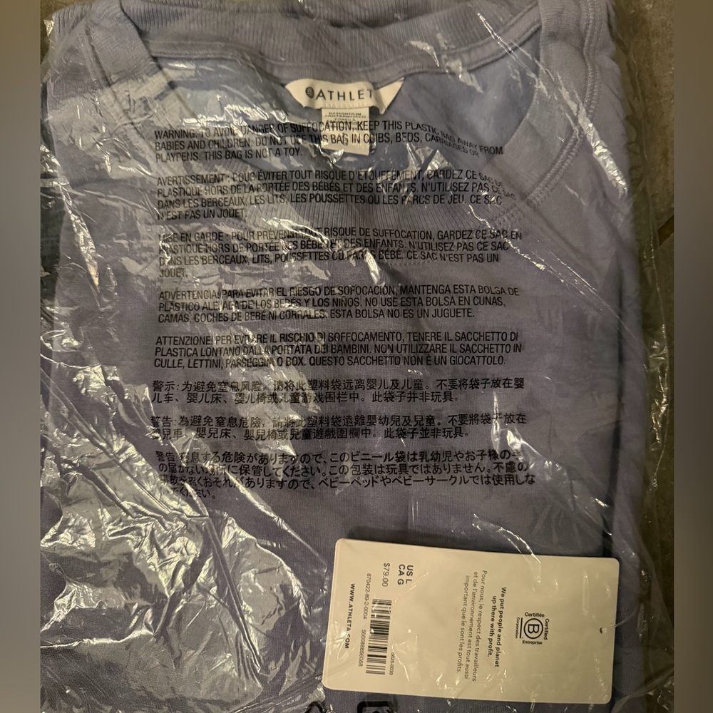 NWT Athleta Coaster Luxe Sweatshirt - Picture 10 of 10